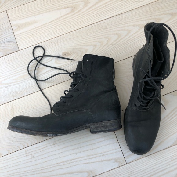 Officine Creative, black lace-up boots, 38, 7.5 - Picture 5 of 6